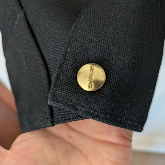 Rare Carhartt Black Made In USA Detroit Jacket - Picture 8 of 13